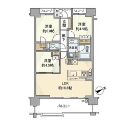 ローレルコート桃山台ザ・レジデンスの物件間取画像